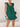 WHITE RUFFLED TWO-PIECE SET WITH CASUAL RUFFLE COTTON DESIGN - Green / S - Sweetheart Supplies