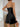 WHITE SATIN SLIP DRESS WITH CONTRAST LACE DETAILS
