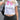 WHITE T-SHIRT WITH PINK BOW FOR CASUAL STREET STYLE