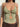 WHITE TANK TOP WITH RING DETAILS SLIM FIT SLEEVELESS DESIGN - S / Green - Sweetheart Supplies