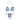 WHITE TECHNOLOGY PRINT BIKINI Y2K EARLY 2000S