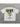 WHITE TEE SHIRT BROWN TEXT RANDOM PRINTING