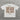 WHITE TEE SHIRT BROWN TEXT RANDOM PRINTING