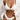 WHITE TEXTURED BIKINI SET WITH ADJUSTABLE STRAPS AND SLIM FIT DESIGN