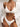 WHITE TEXTURED BIKINI SET WITH ADJUSTABLE STRAPS AND SLIM FIT DESIGN