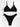 WHITE TEXTURED BIKINI SET WITH ADJUSTABLE STRAPS AND SLIM FIT DESIGN