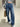 WIDE-LEG BLUE JEANS - VINTAGE BLUE HIP HOP STYLE