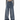 WIDE-LEG BOYFRIEND JEANS IN FADED BLUE - TRENDY CASUAL COTTON BLEND