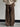 WIDE-LEG BROWN TROUSERS CLASSIC CASUAL STRAIGHT FIT - S - Sweetheart Supplies