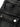 WIDE-LEG CARGO JEANS BLACK MID WAIST WIDE FIT