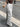 WIDE-LEG CARGO PANTS WITH HIGH WAIST IN WHITE Y2K STYLE