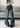 WIDE-LEG CROSSOVER JEANS - VINTAGE WIDE FLARED DESIGN