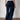 WIDE-LEG DARK DENIM JEANS FÜR JEDEN ANLASS MIT TASCHENSTICKEREI