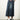 WIDE-LEG DENIM CULOTTES WITH WHISKER TEXTURE WASH