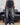 WIDE-LEG GRAY JEANS WITH CARTOON GRAPHICS FOR GRUNGE AESTHETIC