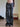 WIDE-LEG GRAY PANTS WITH SPLIT WAISTBAND FOR HIP HOP STYLE