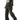 WIDE-LEG JEANS WITH BELT DETAIL IN VINTAGE WASHED DISTRESSED FINISH