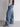 WIDE-LEG LIGHT-WASH JEANS WITH LOW-RISE BUTTONED WAISTBAND LOOSE COTTON BLEND