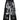 WIDE-LEG PANTS WITH SILVER ABSTRACT DESIGN AND BRUSHED SILVER RIBBON