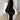 WIDE-LEG PANTS WITH WHITE STRIPES - RETRO SPORT BLACK CONTRAST - M - Sweetheart Supplies