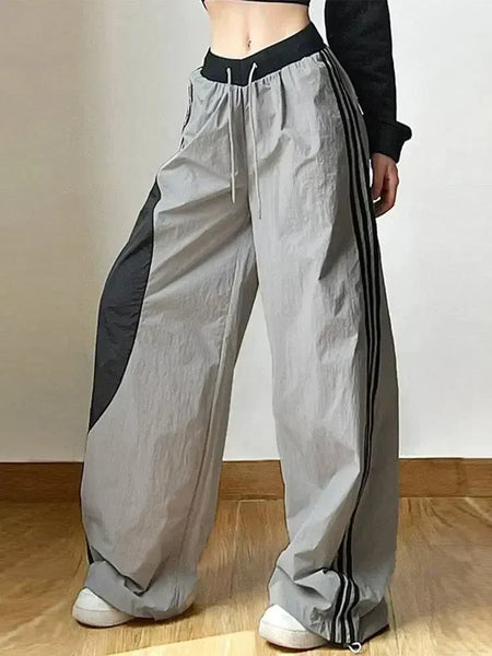 パンツ wide buggy stripe pants silver y2k mode パンツ wide buggy stripe pants silver y2k mode wide buggy