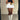 WOMEN'S BLACK TOP AND WHITE SKIRT OUTFIT FOR SUMMER FALL SEASONS