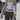 WOMEN'S FASHION OUTFIT SUPER CROP CROCHET TOP AND BOTTOM SET