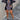 WOMENS TWO-PIECE SET AZURE COLOR BLOCK PATTERN