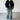 WOMENS VINTAGE DENIM COAT DISTRESSED JEAN JACKET