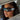 WRAPAROUND SUNGLASSES SILVER STAR PATTERN FASHION GLASSES