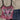 Y2K COLLAR SPAGHETTI STRAP TOP WITH GEOMETRIC PRINTING