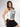 Y2K COLLAR STRAPLESS TOP WITH PRINTED KNIT FABRIC