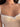 Y2K CONTRAST TOP WITH BLUE TRIM AND BOW