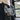 Y2K FAUX LEATHER MESSENGER BAG: BRAIDED BLUE