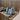 Y2K FAUX LEATHER MESSENGER BAG: BRAIDED BLUE