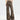 Y2K FLARED DENIM JEANS WITH LEOPARD PRINT PATTERN