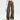 Y2K FLARED DENIM JEANS WITH LEOPARD PRINT PATTERN