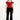 Y2K STARLIGHT OUTFIT - WOMAN IN RED OFF-THE-SHOULDER TOP AND VELOUR PANTS