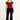Y2K STARLIGHT OUTFIT - WOMAN IN RED OFF-THE-SHOULDER TOP AND VELOUR PANTS