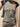 Y2K STYLE COLLAR CREW NECK SHIRT WITH COLOR BLOCK DESIGN