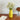 YELLOW FLOWER VASE WITH WHITE DAISIES IN AESTHETIC PASTEL STYLE