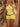 YELLOW HALTER TOP AND SHORTS SET FABRIC TEXTURE