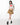 YELLOW PLAID PLEATED MINI SKIRT WITH BELT