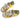 YELLOW STAR SNEAKERS WITH RED STAR PATCH