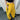 YELLOW WIDE LEG TRACK PANTS WITH BLACK STRIPES - AMERICAN RETRO STYLE