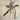 ZINC ALLOY BUTTERFLY KEYRING WITH SPLIT RING AND GEOMETRIC PATTERN